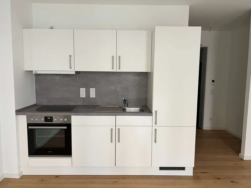 1 Zimmer Neubau Apartment mit Einbauküche und Terrasse — photo 1